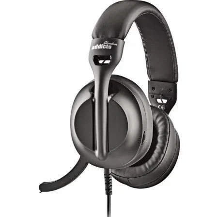NGS Auriculares VOX805 USB-C con Micrófono USB Tipo C, Negros